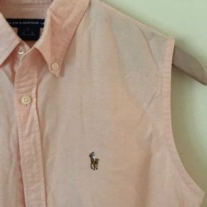 Ralph Lauren creamsicle sleeveless